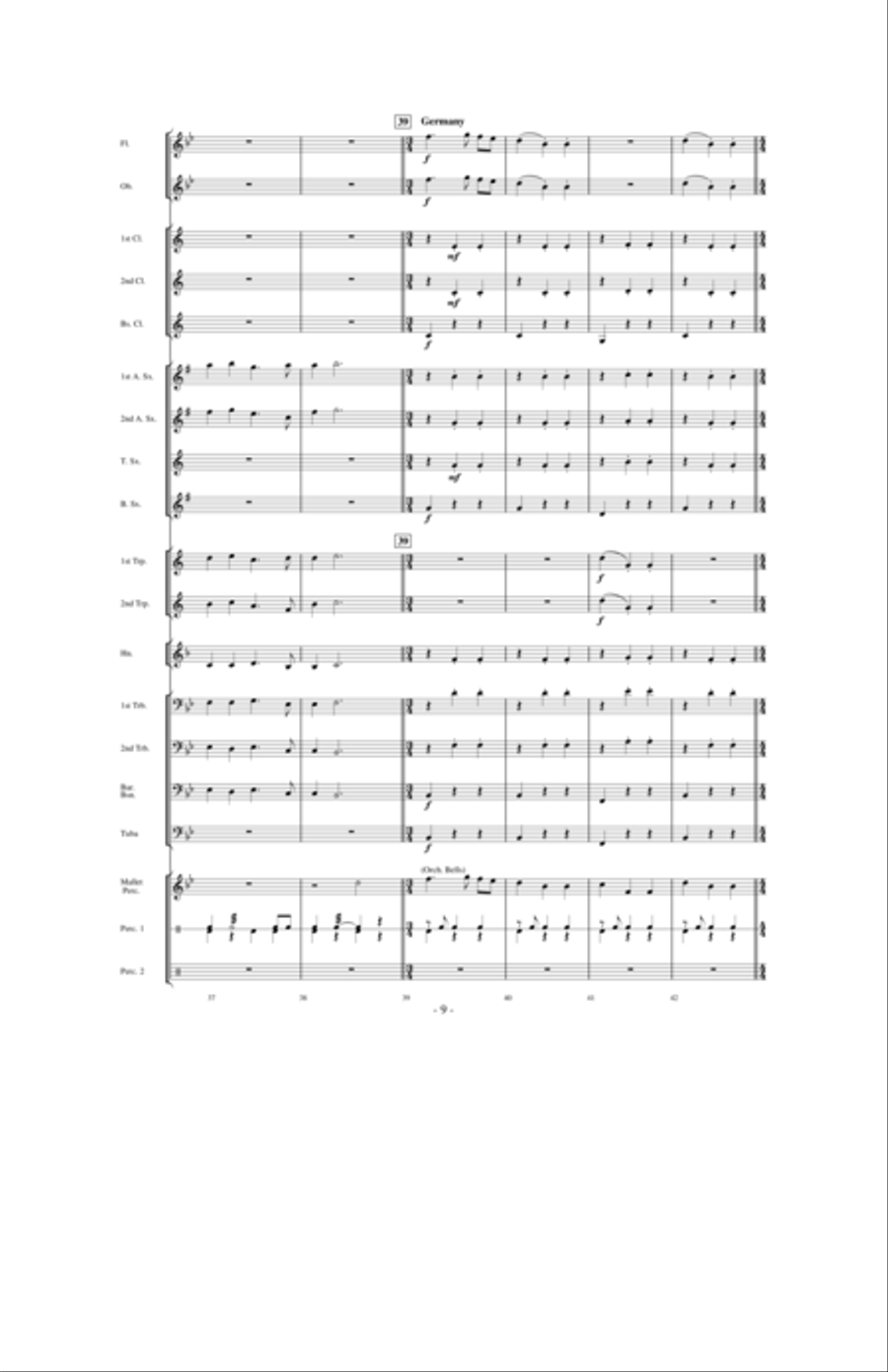 Around the World in 80 Measures Concert Band scores gallery preview page 8