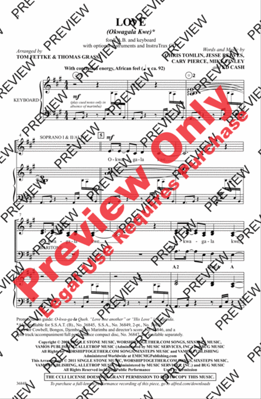 Love 3-Part scores gallery preview page 2