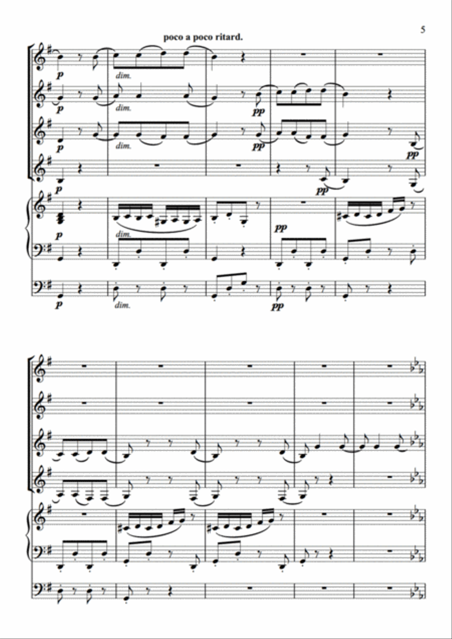 Slavonic Dance No. 3 Set of Parts scores gallery preview page 7