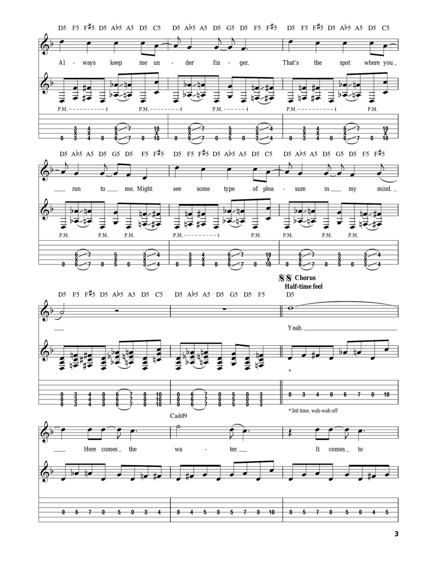 Slither Acoustic Guitar scores gallery preview page 3