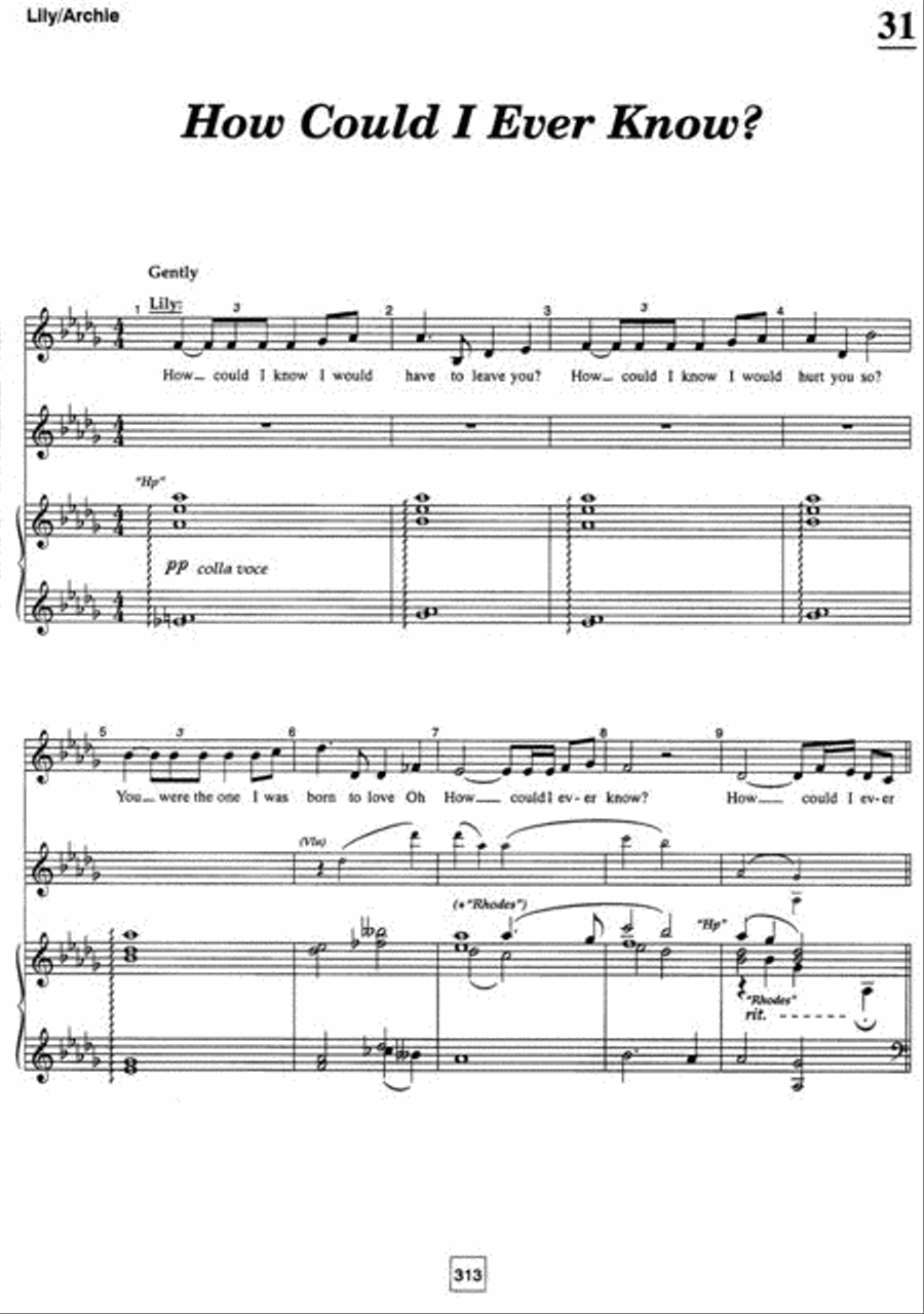 The Secret Garden The Secret Garden Voice scores gallery preview page 2