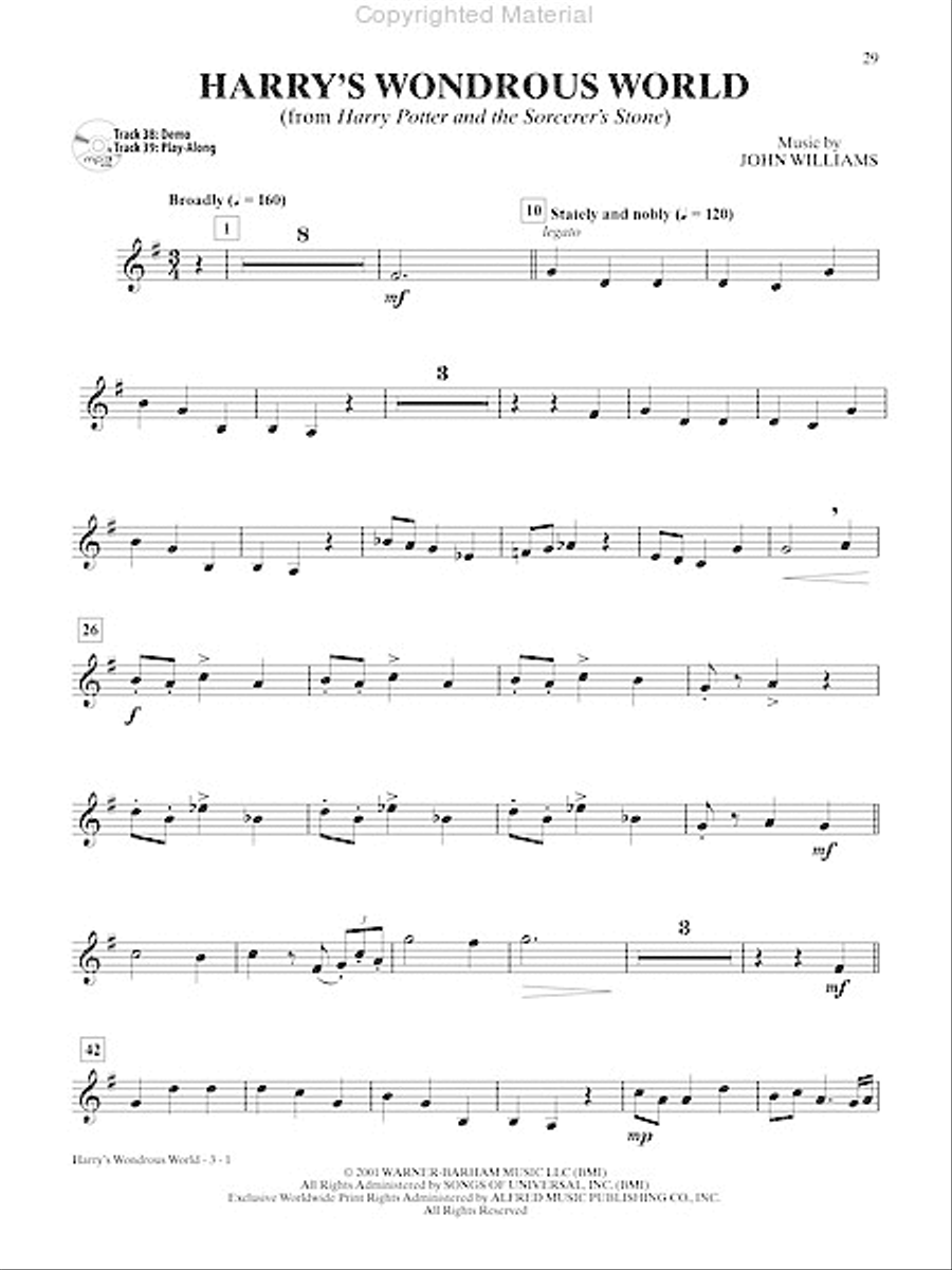 Ultimate Movie Instrumental Solos Horn Solo scores gallery preview page 8