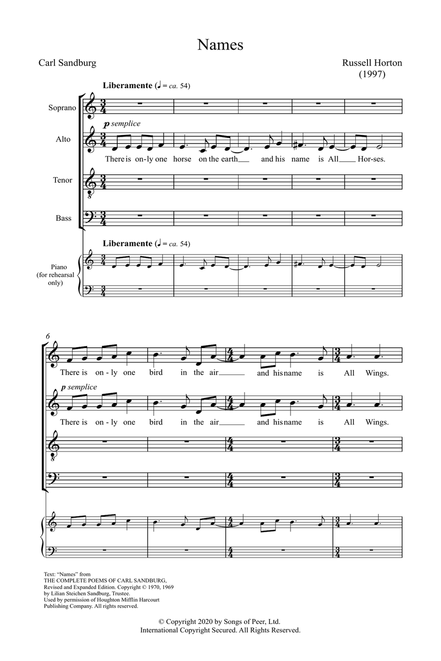 Names 4-Part scores gallery preview page 1