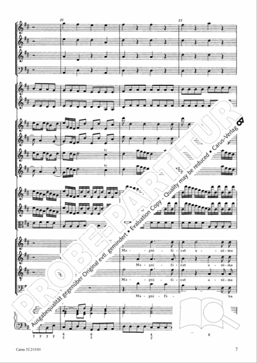 Magnificat Magnificat 4-Part scores gallery preview page 16