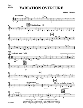 Variation Overture: Part 2 - Violin