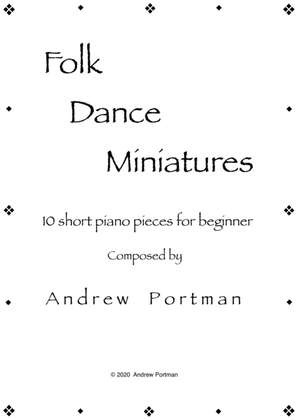 10 Folk Dance Miniatures for solo piano.