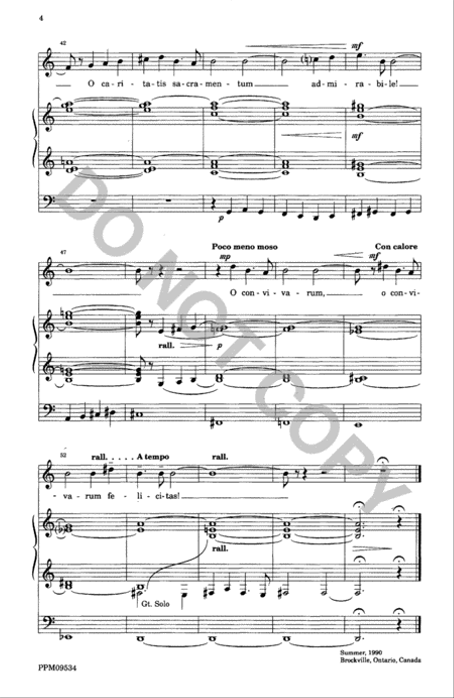 O Mysterium Ineffabile O Mysterium Ineffabile Unison Choir scores gallery preview page 5