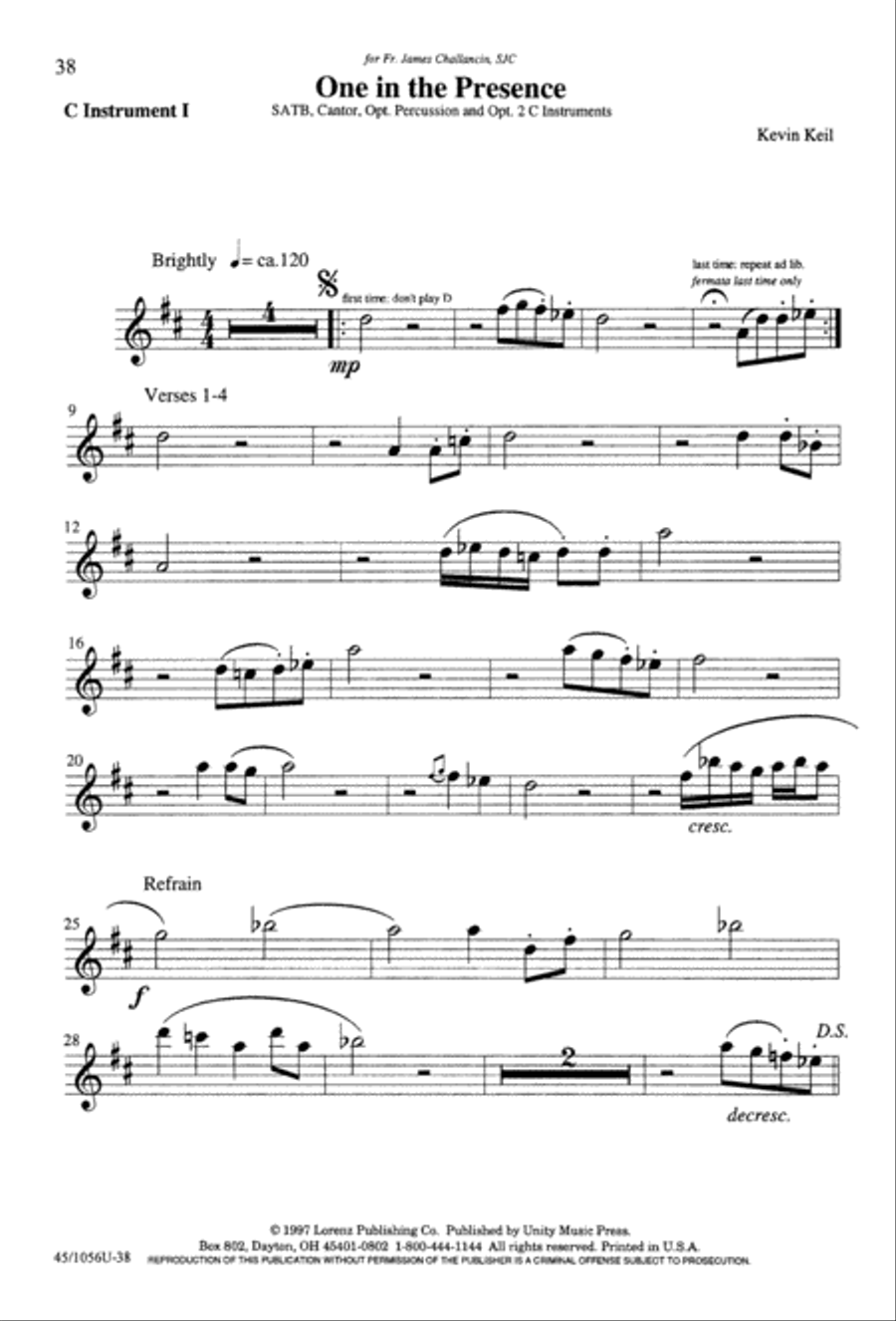 At the Lord's Table 4-Part scores gallery preview page 40