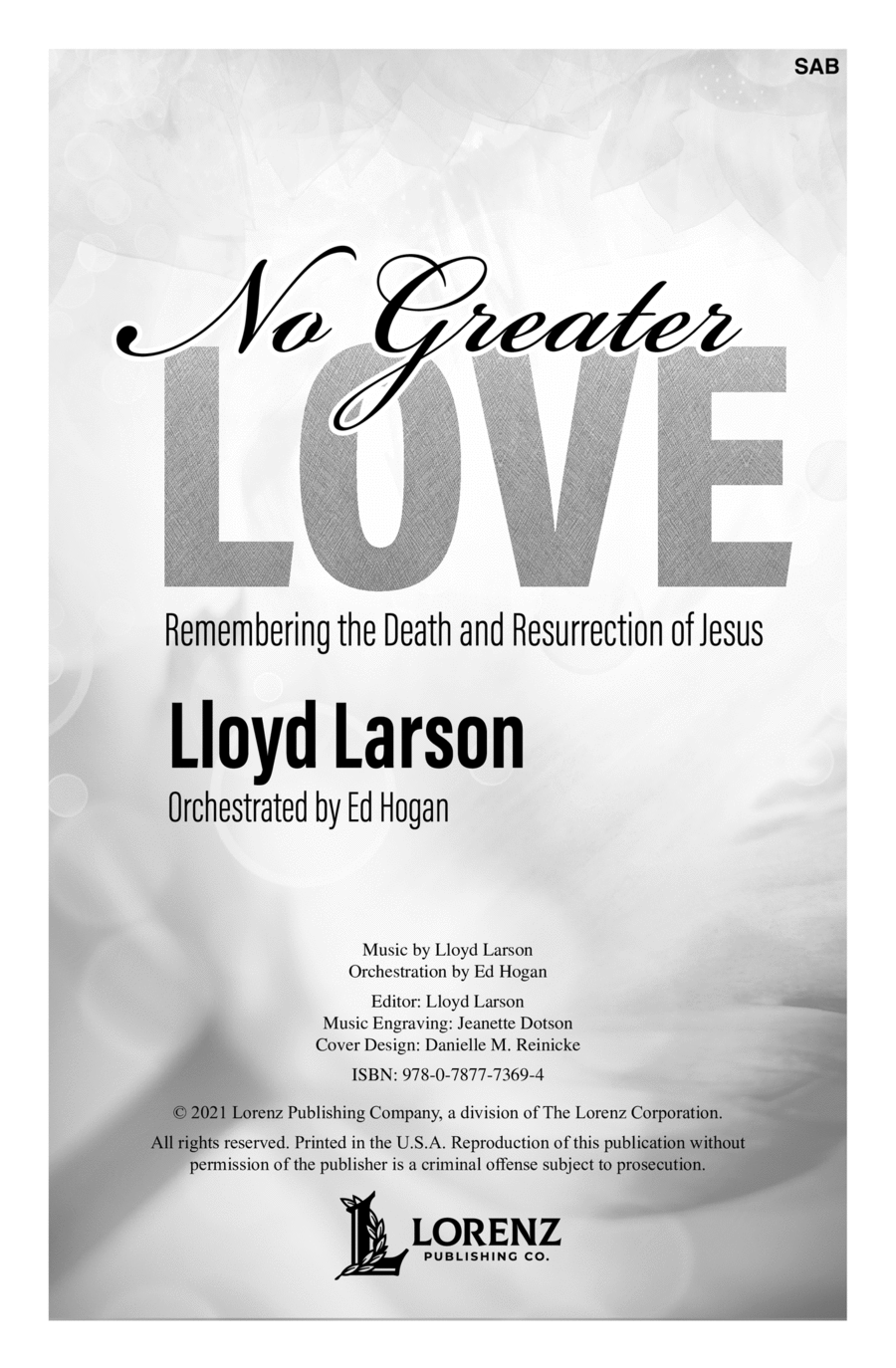 No Greater Love Choir scores gallery preview page 1