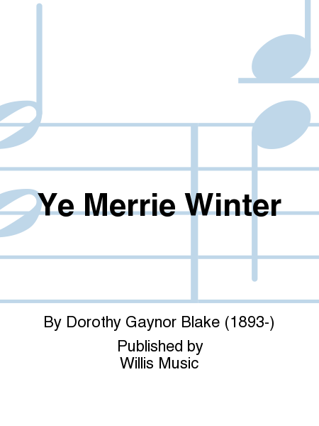 Ye Merrie Winter