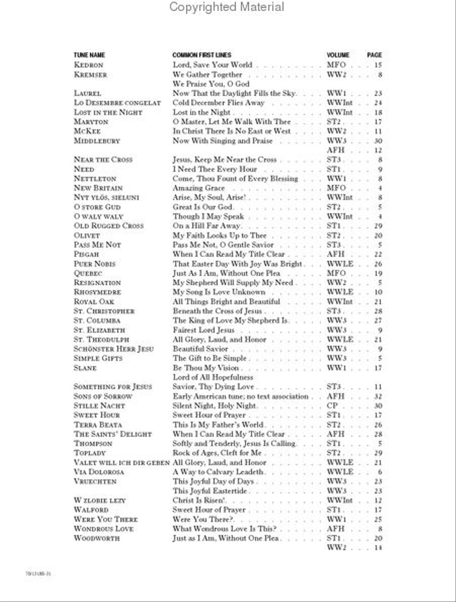 Wood Works for Lent and Easter Organ Solo scores gallery preview page 6