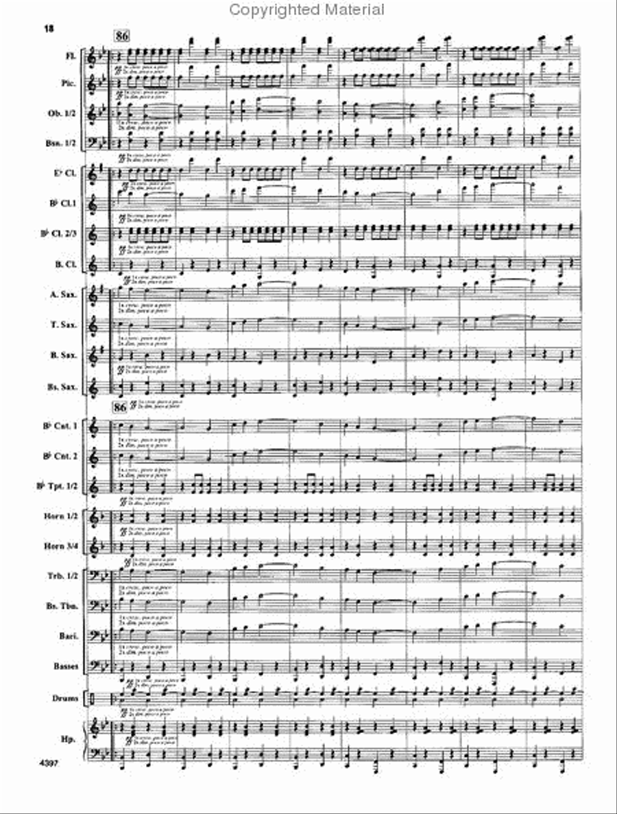 Manhattan Beach Concert Band scores gallery preview page 12