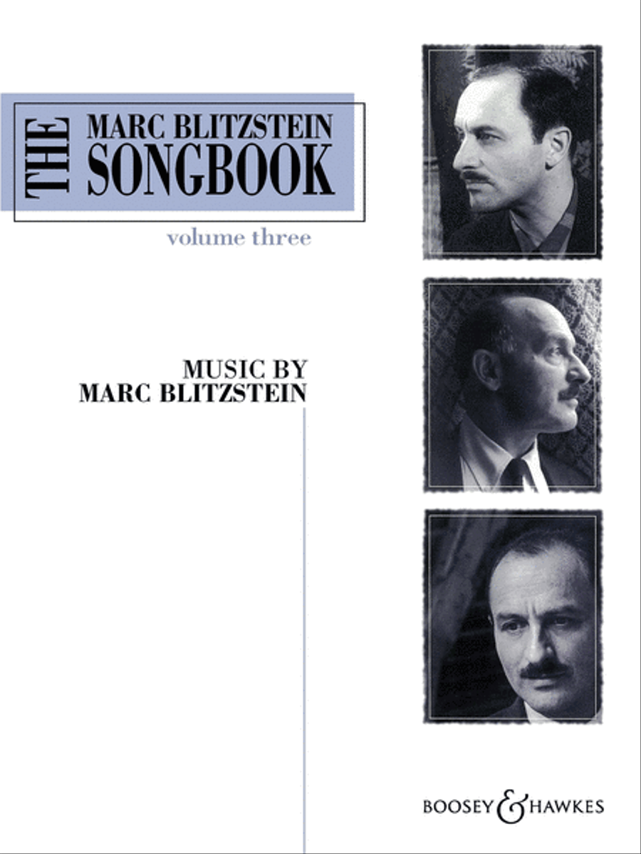The Marc Blitzstein Songbook - Volume 3 Voice Solo scores gallery preview page 1