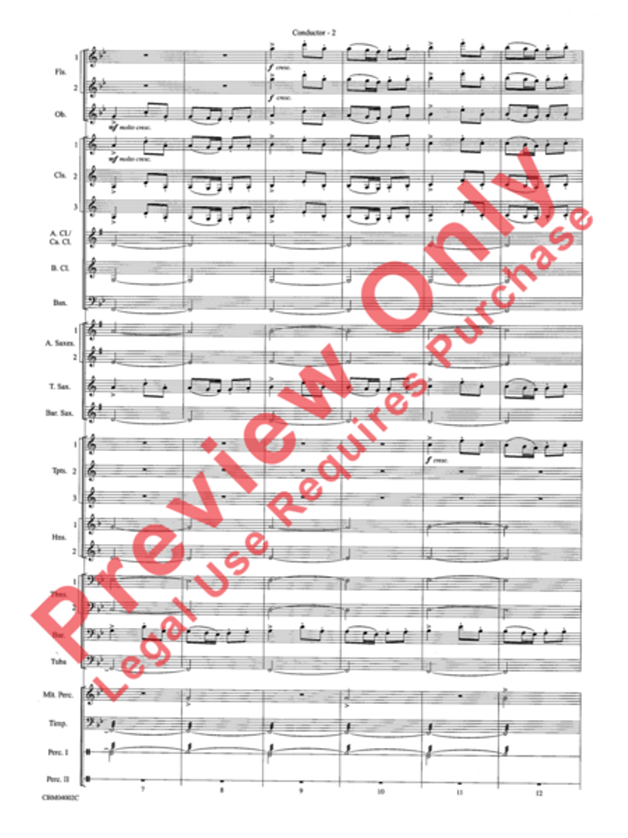The Dam Busters Concert March Concert Band scores gallery preview page 5