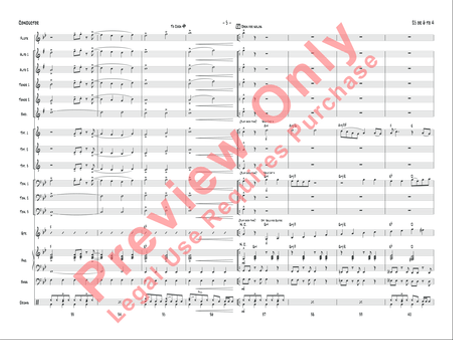 25 or 6 to 4 Jazz Ensemble scores gallery preview page 18