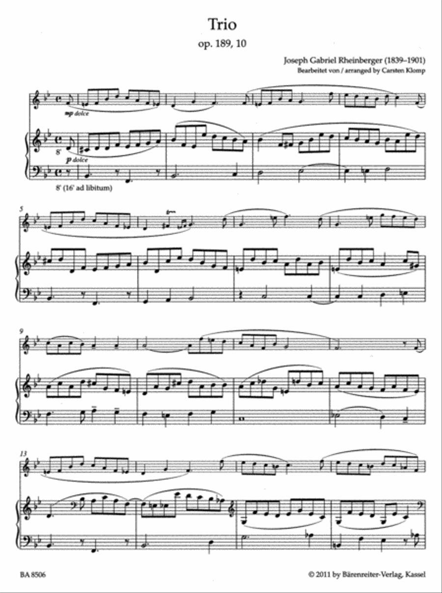 organ plus one: Divine Service Organ scores gallery preview page 2