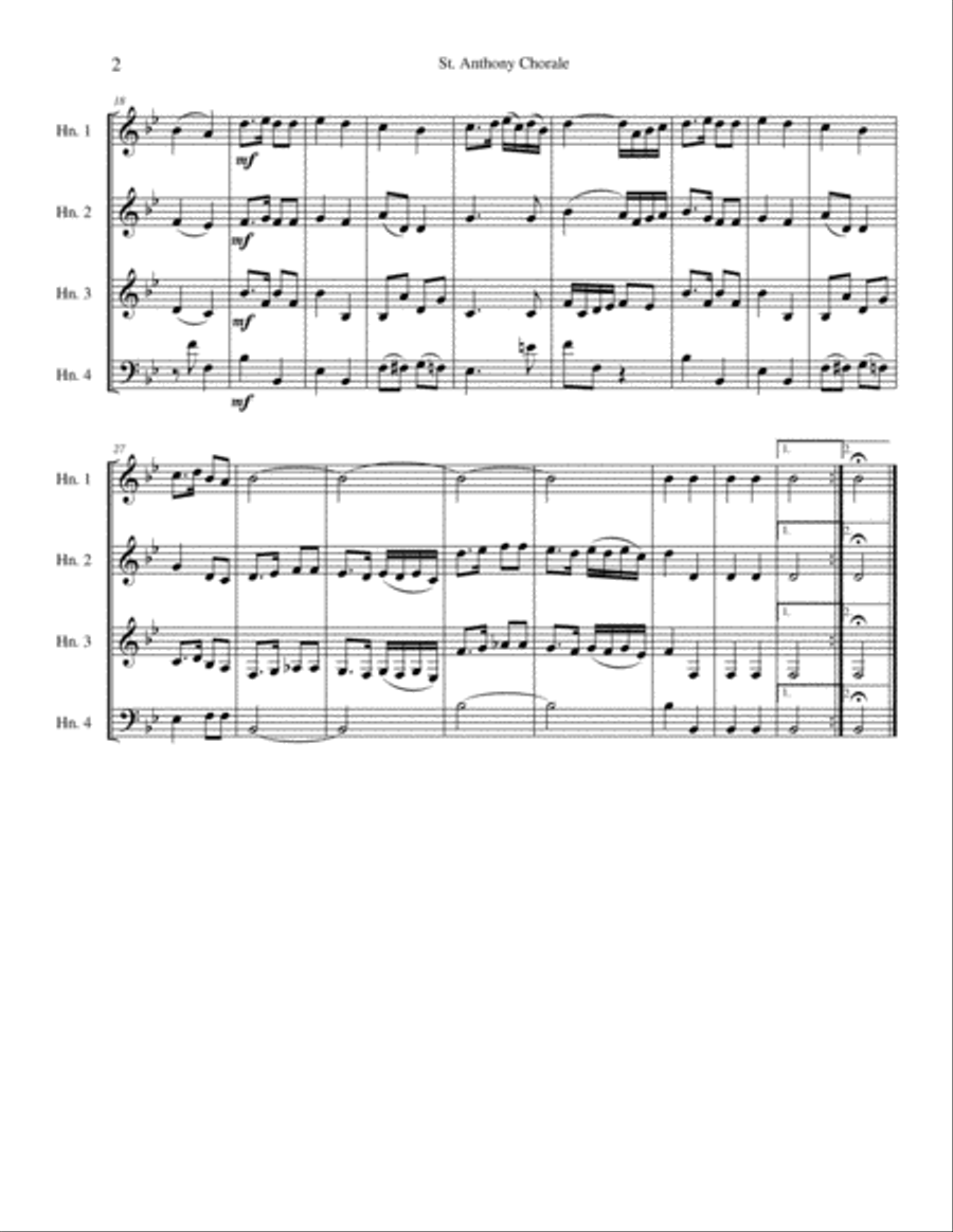 A Baroque Wedding Brass Ensemble scores gallery preview page 2