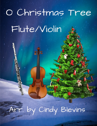 Book cover for O Christmas Tree, Flute and Violin
