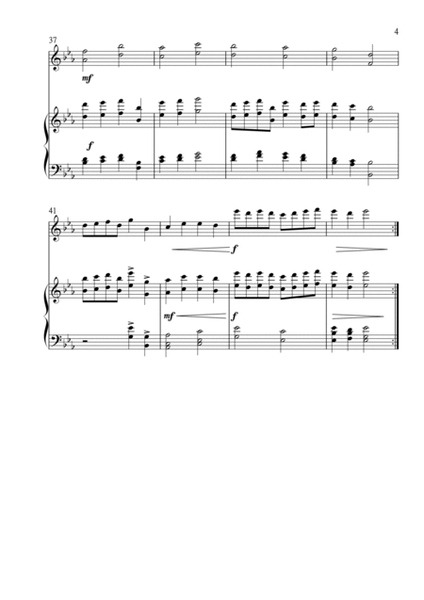 Christ the Lord is Risen Today (Jesus Christ is Risen Today) for Violin and Piano in Eb major. Inter image number null