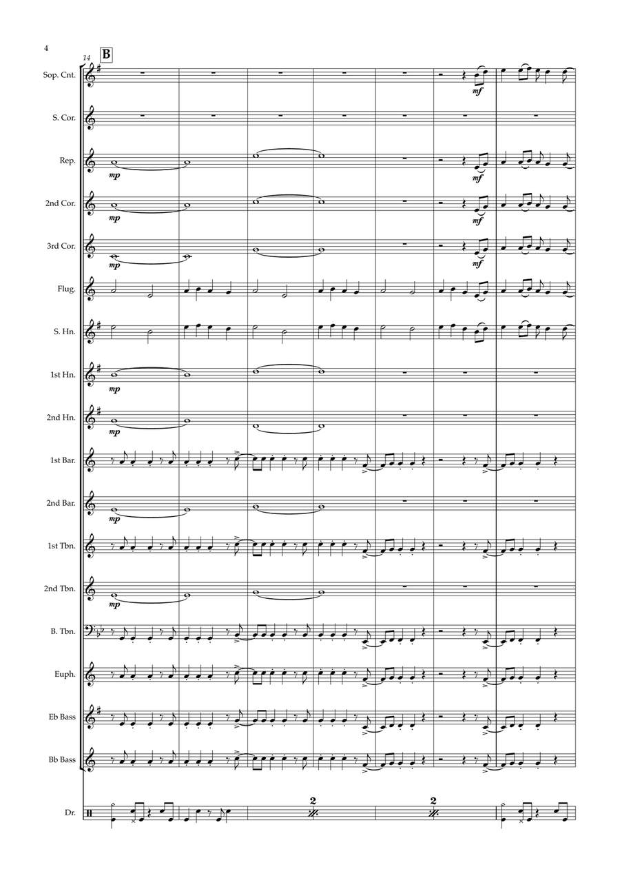 Shake It Off Brass Band scores gallery preview page 4
