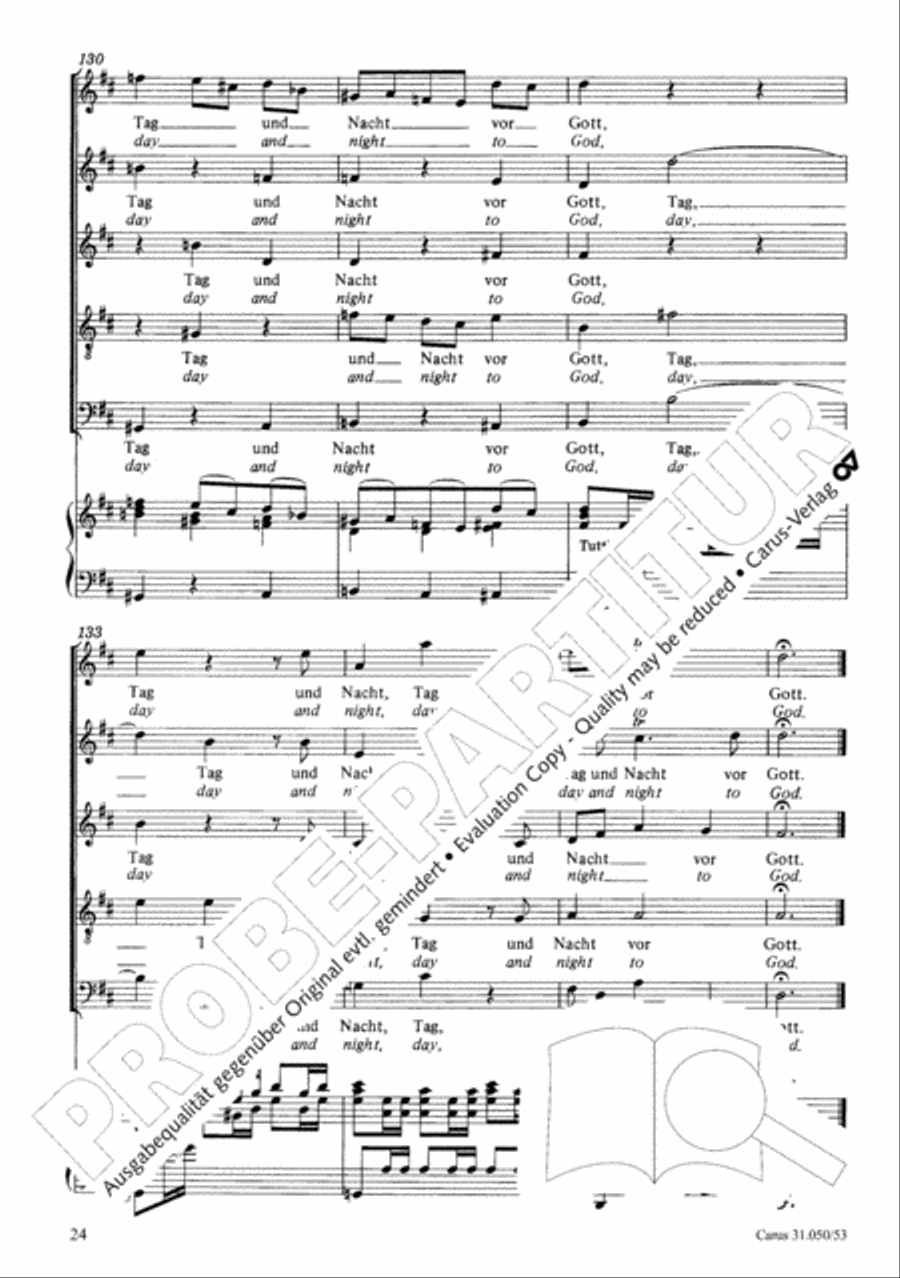 Now has the hope and the strength (Nun ist das Heil und die Kraft) 4-Part scores gallery preview page 25