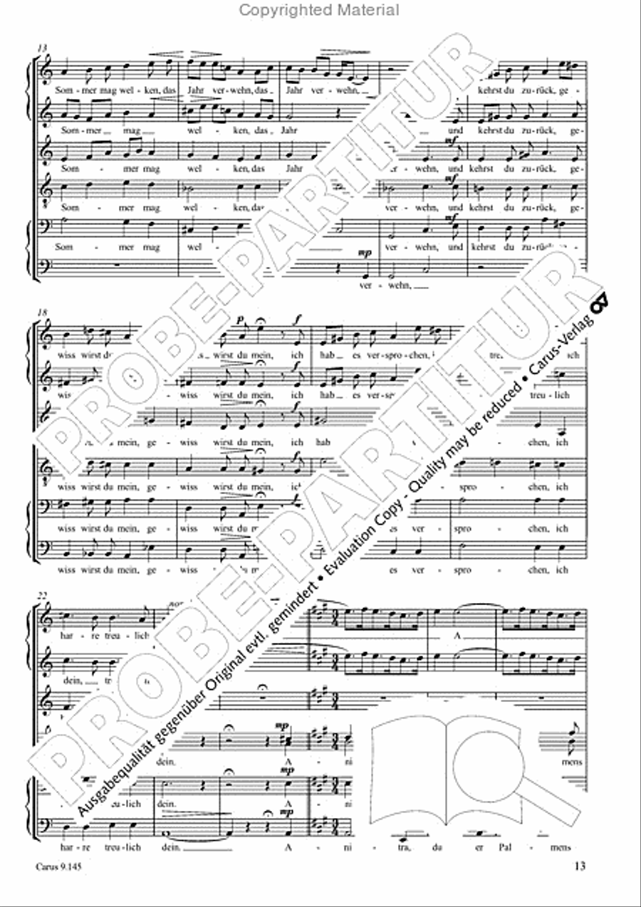 Gottwald/Grieg: Drei Lieder Choir scores gallery preview page 14
