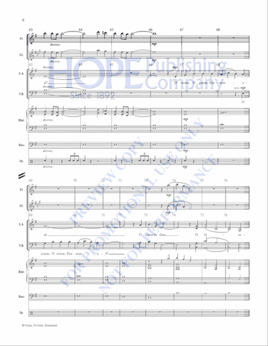 Joy to the World: A Celebration of Carols Clarinet scores gallery preview page 21