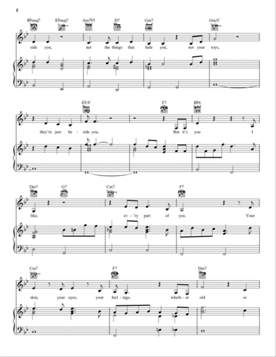 It's You I Like Piano, Vocal, Guitar scores gallery preview page 2