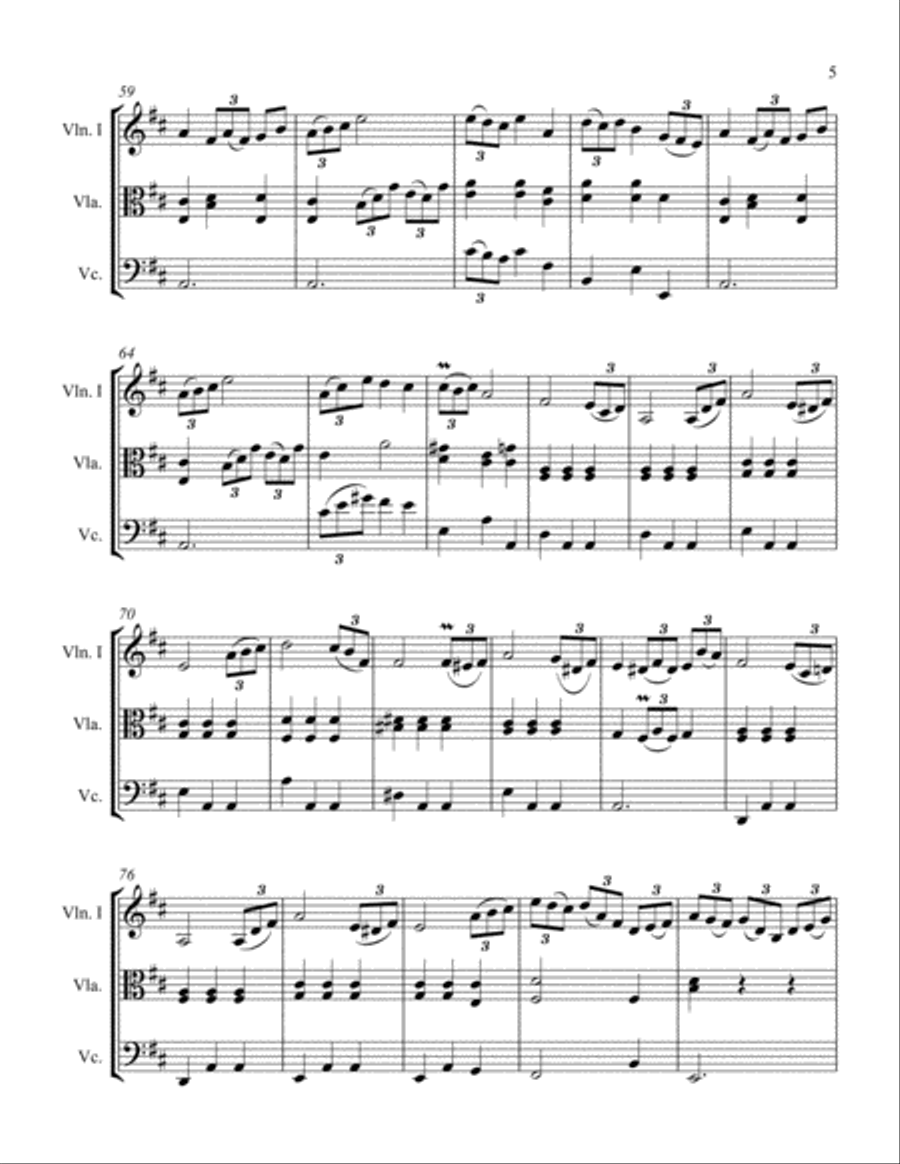 Ricordatti String Trio scores gallery preview page 5