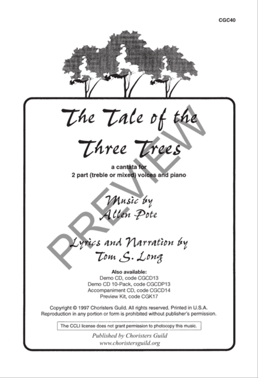 The Tale of the Three Trees Preview Kit (Score & CD) CD scores gallery preview page 2