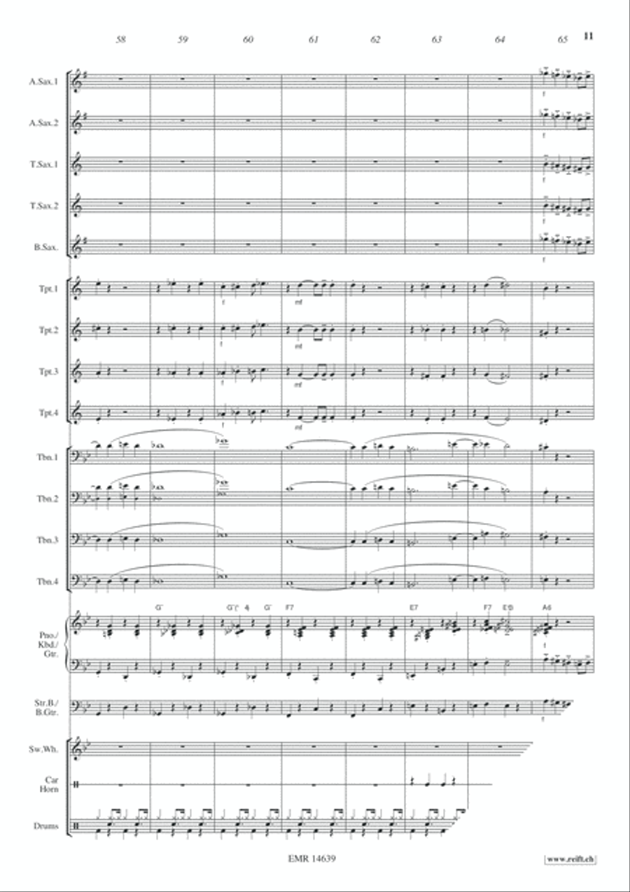 Ballroom Queen Big Band scores gallery preview page 12
