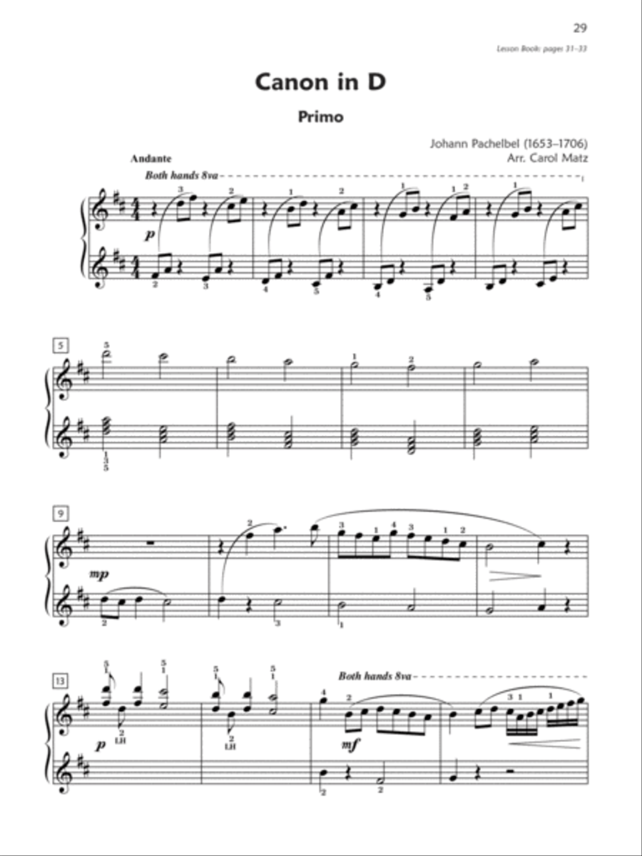 Premier Piano Course Duet, Book 6 Piano Method scores gallery preview page 5