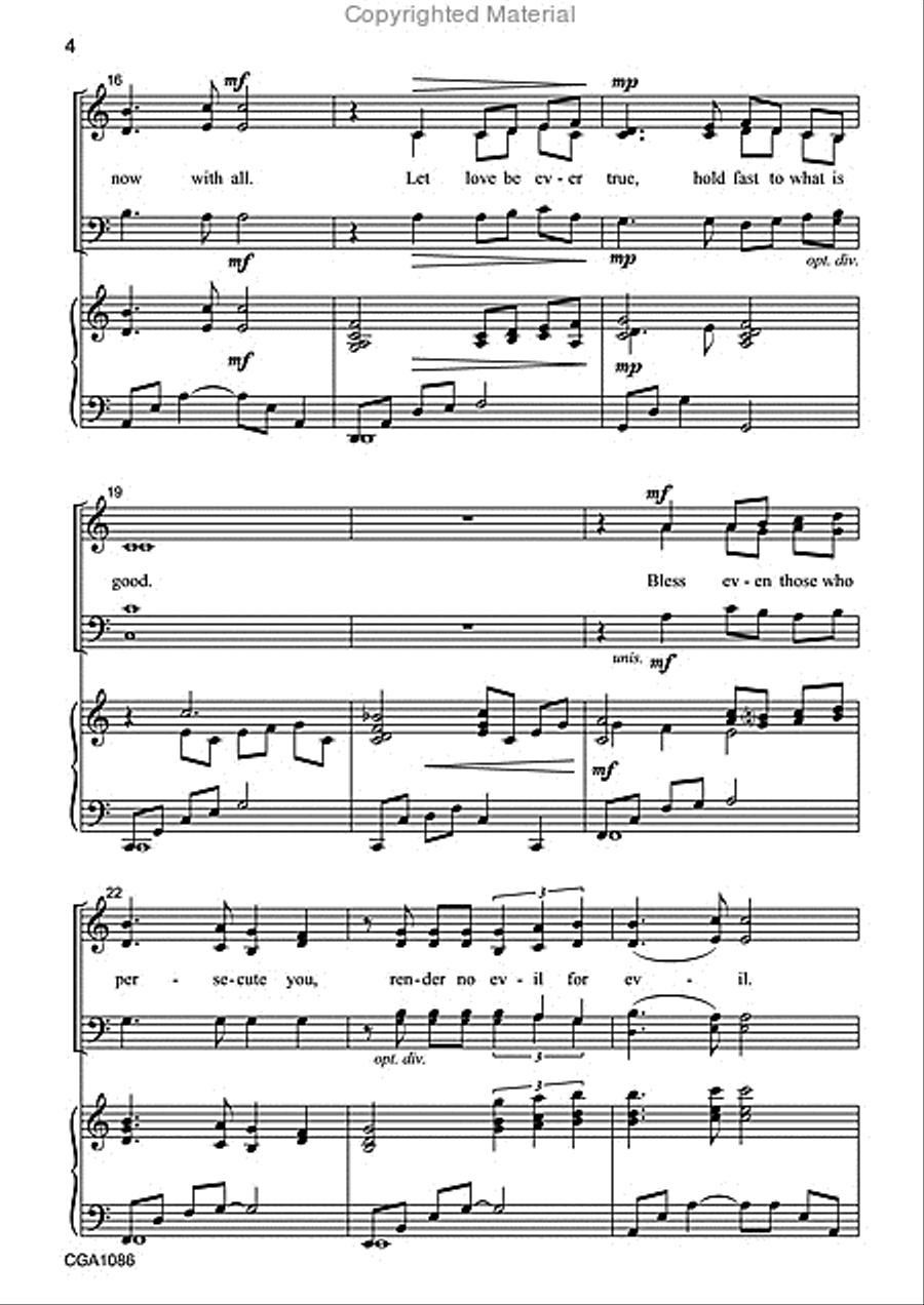 Hold Fast to What Is Good 4-Part scores gallery preview page 4