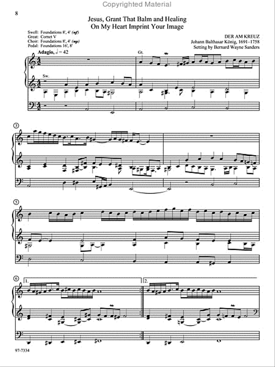 Four Preludes for Lent Four Preludes for Lent Organ scores gallery preview page 5
