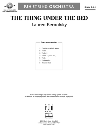 The Thing Under The Bed: Score