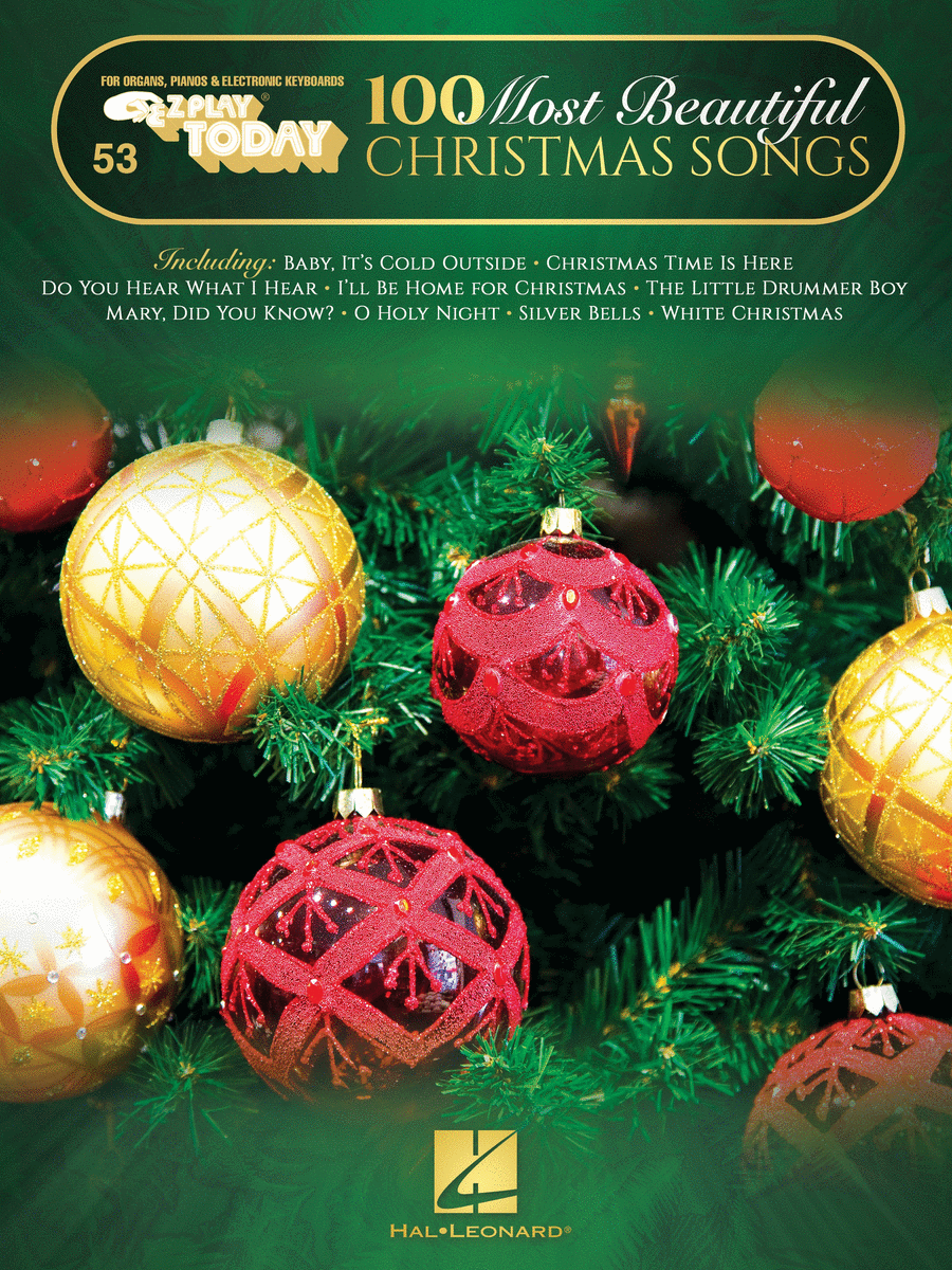 100 Most Beautiful Christmas Songs Electronic Keyboard scores gallery preview page 1