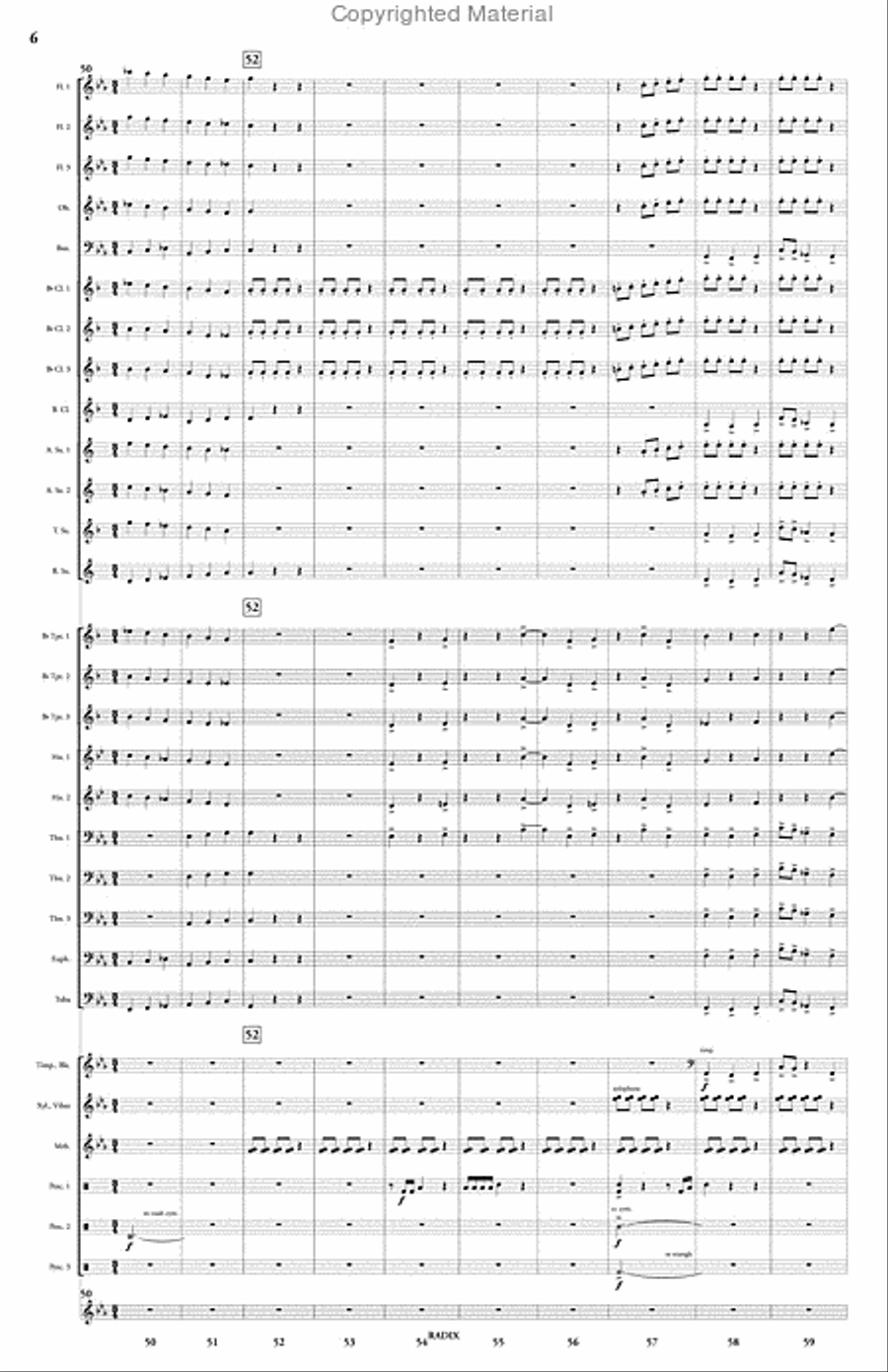 Radix Radix Concert Band scores gallery preview page 7