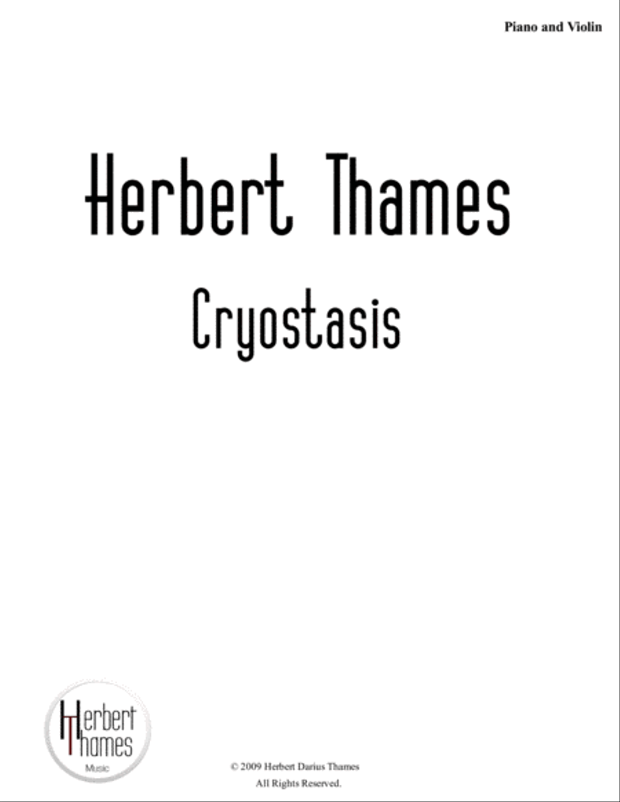 Cryostasis Piano scores gallery preview page 2