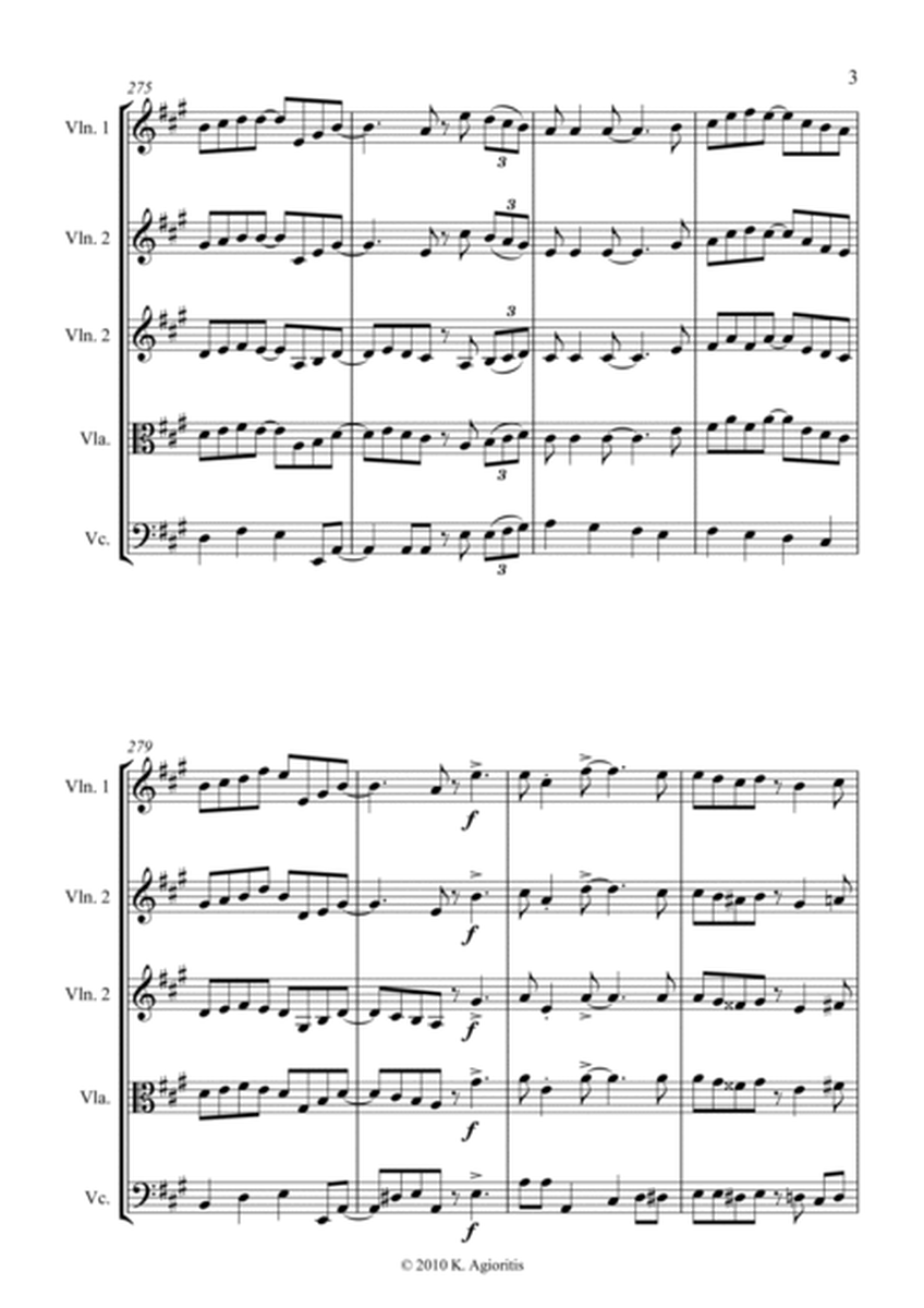 O Christmas Tree (O Tannenbaum) - Jazz Carol for String Quartet image number null