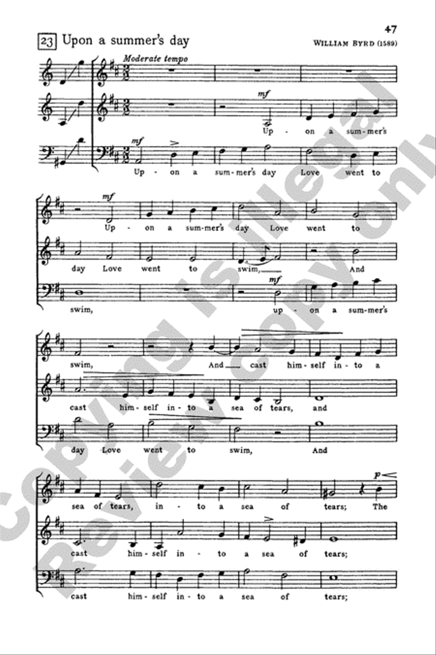 Invitation to Madrigals, Book 1 3-Part scores gallery preview page 46