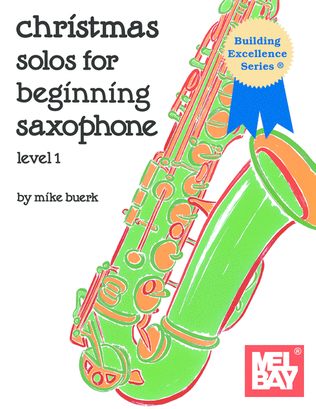 Book cover for Christmas Solos for Beginning Saxophone