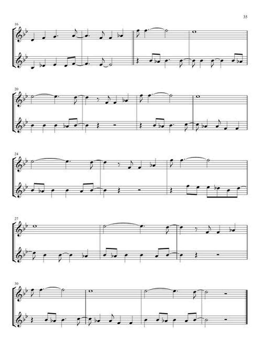 First 50 Duets for Two Clarinets Clarinet Duet scores gallery preview page 7