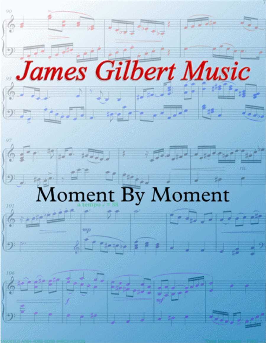Moment By Moment Piano Solo scores gallery preview page 1