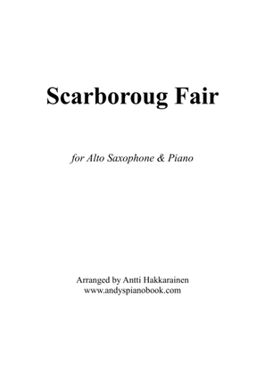 Book cover for Scarborough Fair - Alto Saxophone & Piano