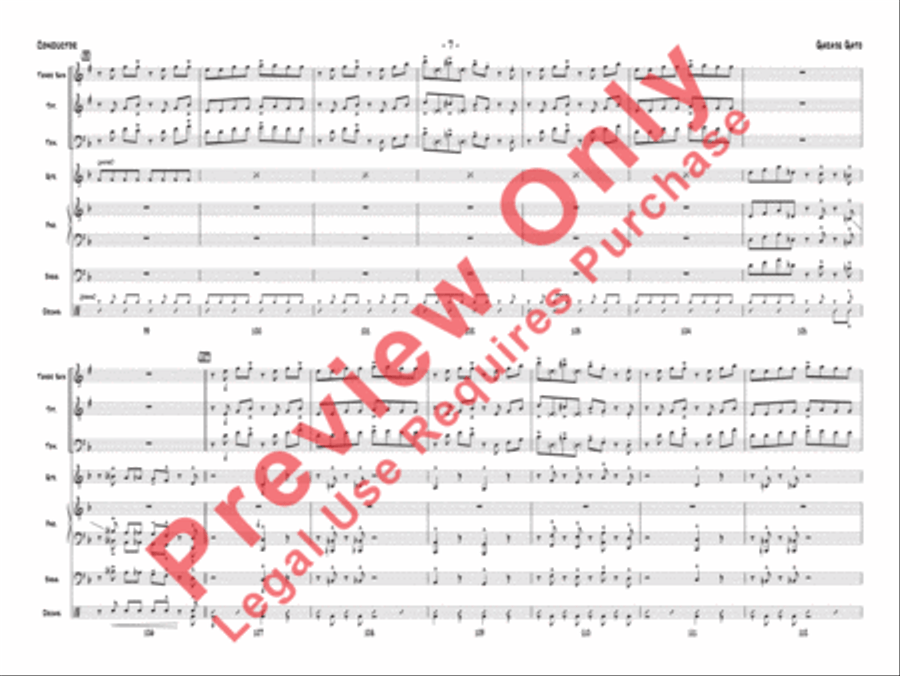 Garaje Gato Garaje Gato Jazz Ensemble scores gallery preview page 8