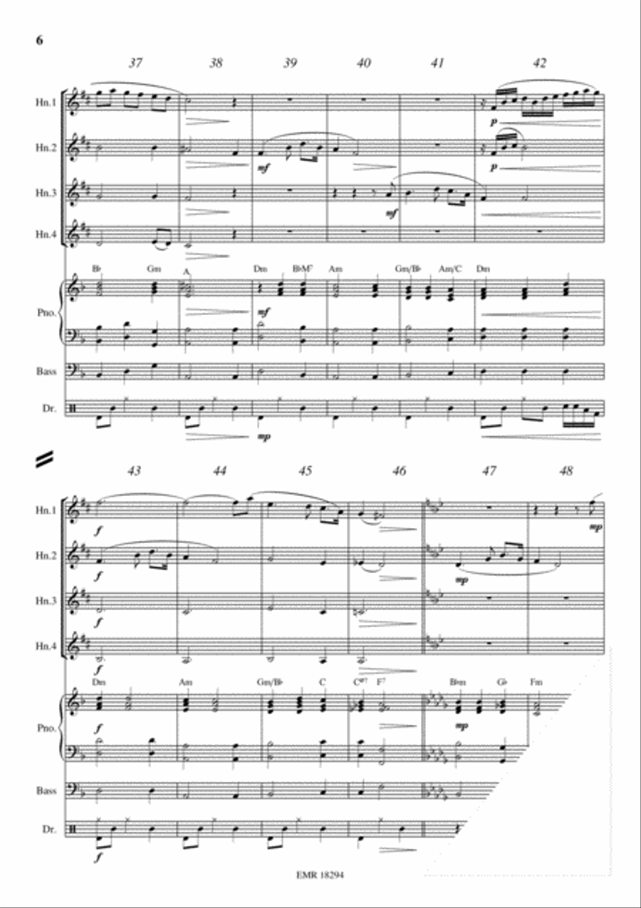 The Last Rose Of Summer Horn scores gallery preview page 6
