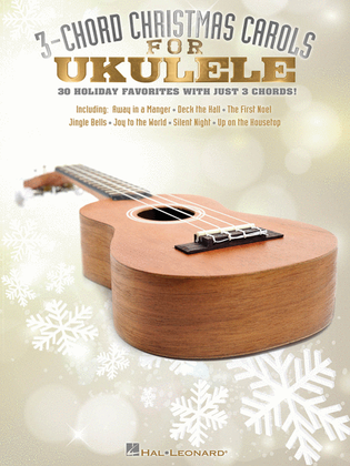 Book cover for 3-Chord Christmas Carols for Ukulele