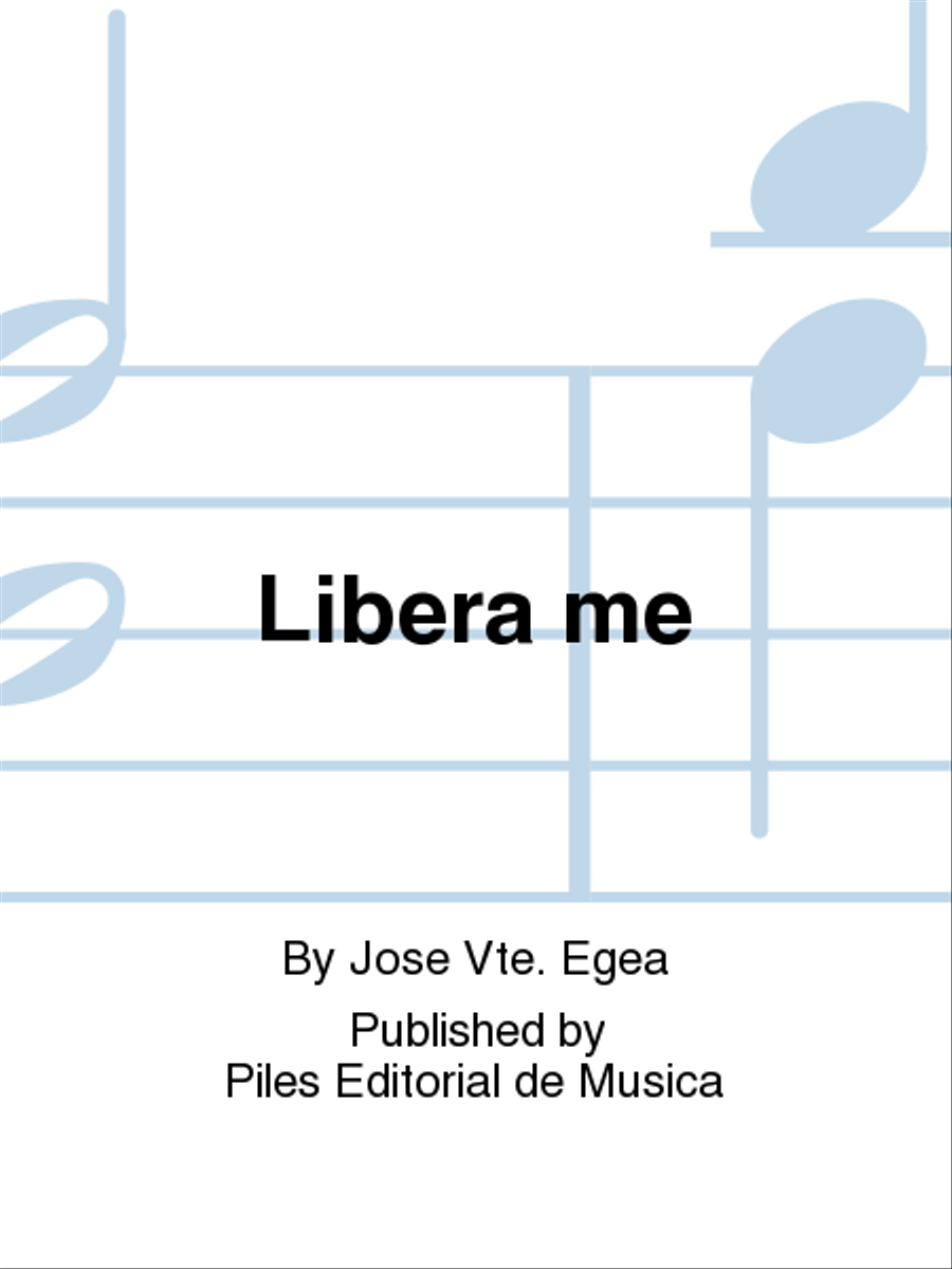 Libera me Libera me Choir scores gallery preview page 1