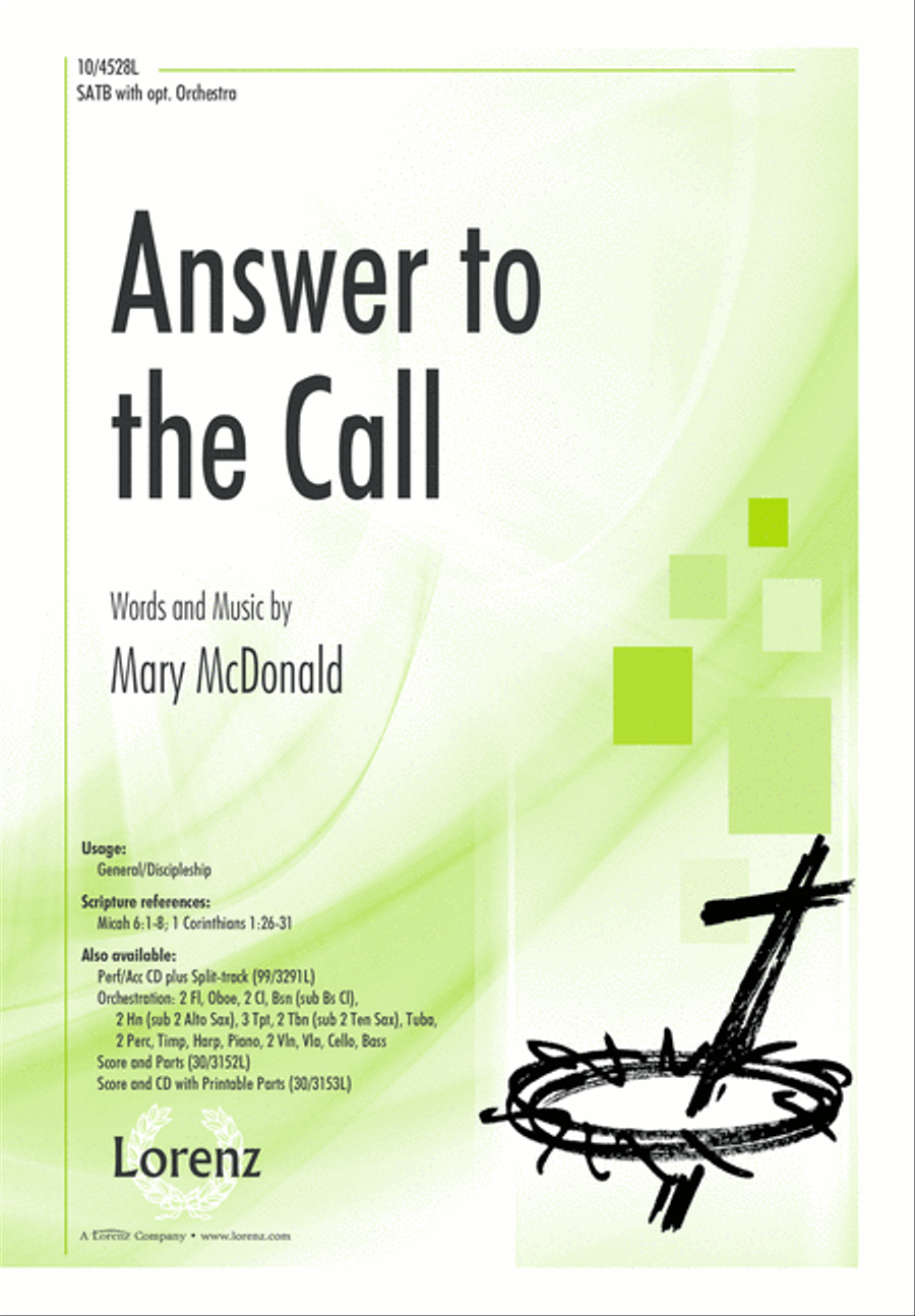 Answer to the Call 4-Part scores gallery preview page 2