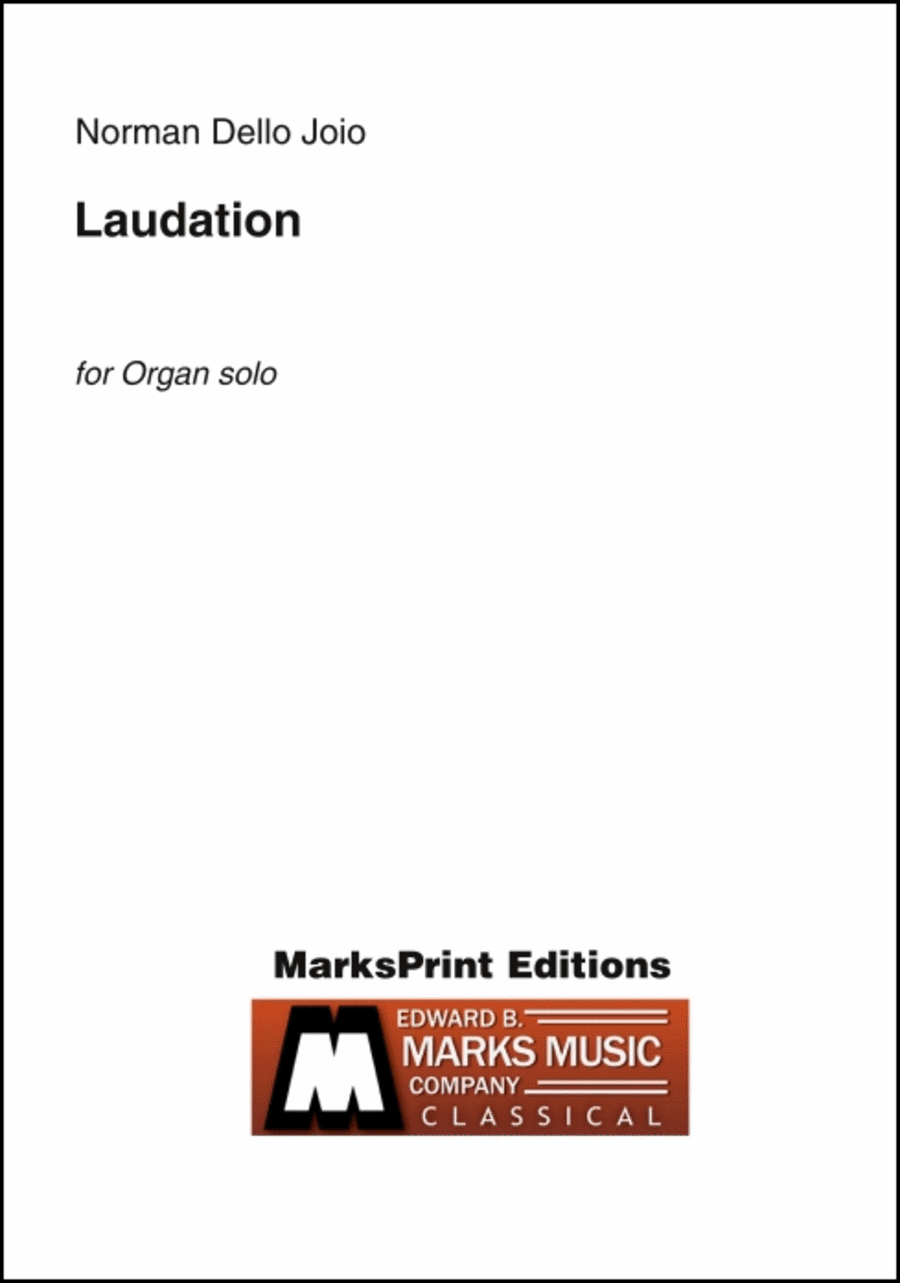 Laudation Organ Accompaniment scores gallery preview page 1